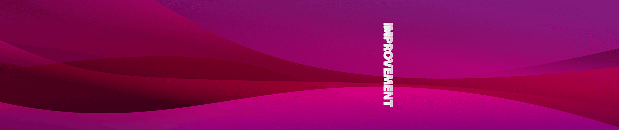 Abstract pink design featuring the Improvement programme logo